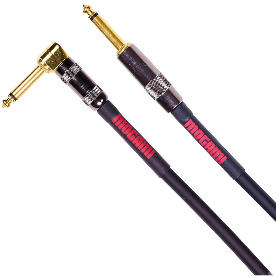 Guitars Mogami Instrument Cables | Mogami Overdrive Guitar Cable Right Angle To Straight 12 Ft.