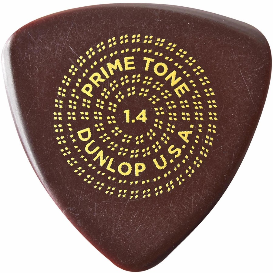 Guitars Dunlop Guitar Picks | Dunlop Primetone Triangle Sculpted Plectra 3-Pack 1.4 Mm