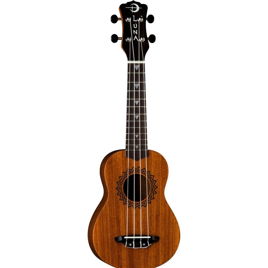 Guitars Luna | Luna Soprano Vintage Mahogany Ukulele Natural