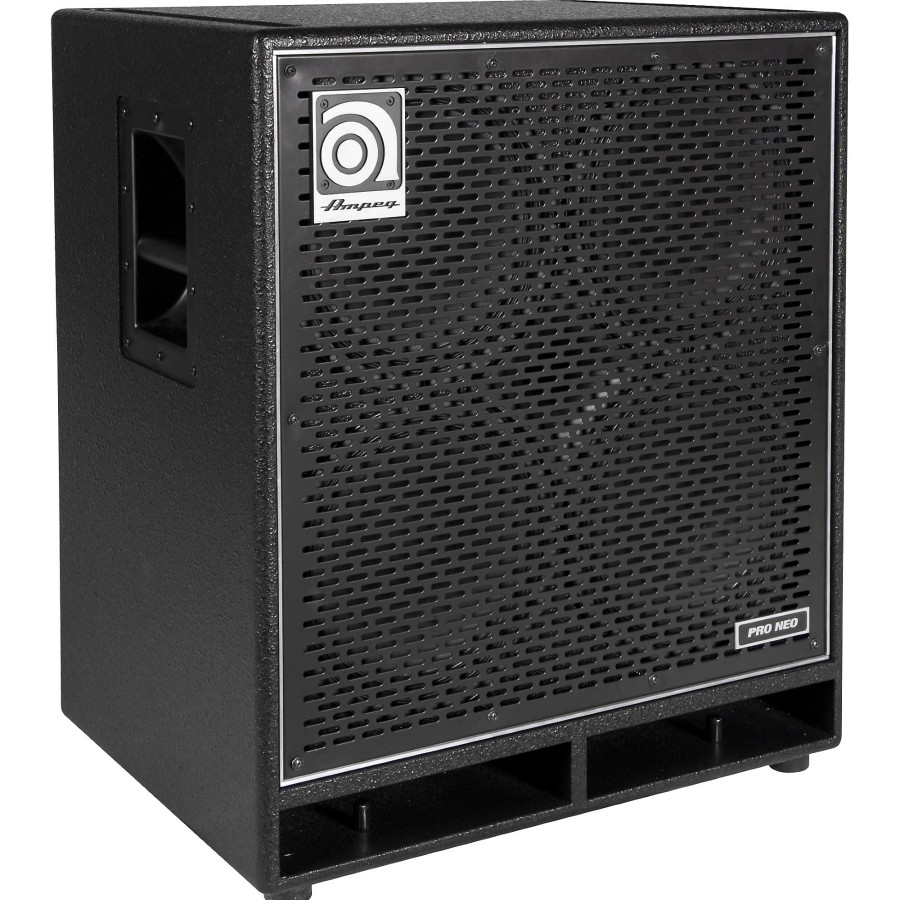 Amps & Effects Ampeg Cabinets | Ampeg Pro Neo Series Pn-410Hlf 850W 4X10 Bass Speaker Cabinet Black