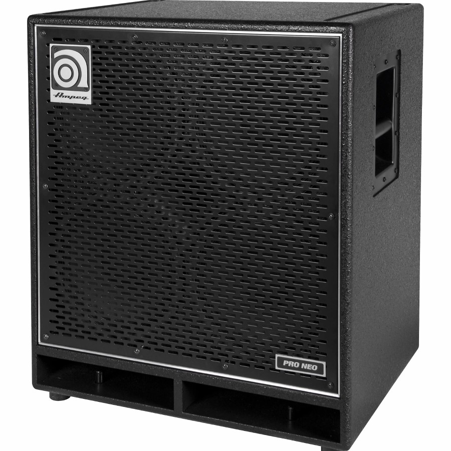 Amps & Effects Ampeg Cabinets | Ampeg Pro Neo Series Pn-410Hlf 850W 4X10 Bass Speaker Cabinet Black