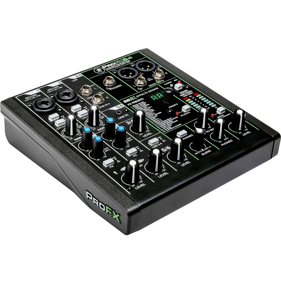 Recording Mackie | Mackie Profx6V3 6-Channel Professional Effects Mixer With Usb