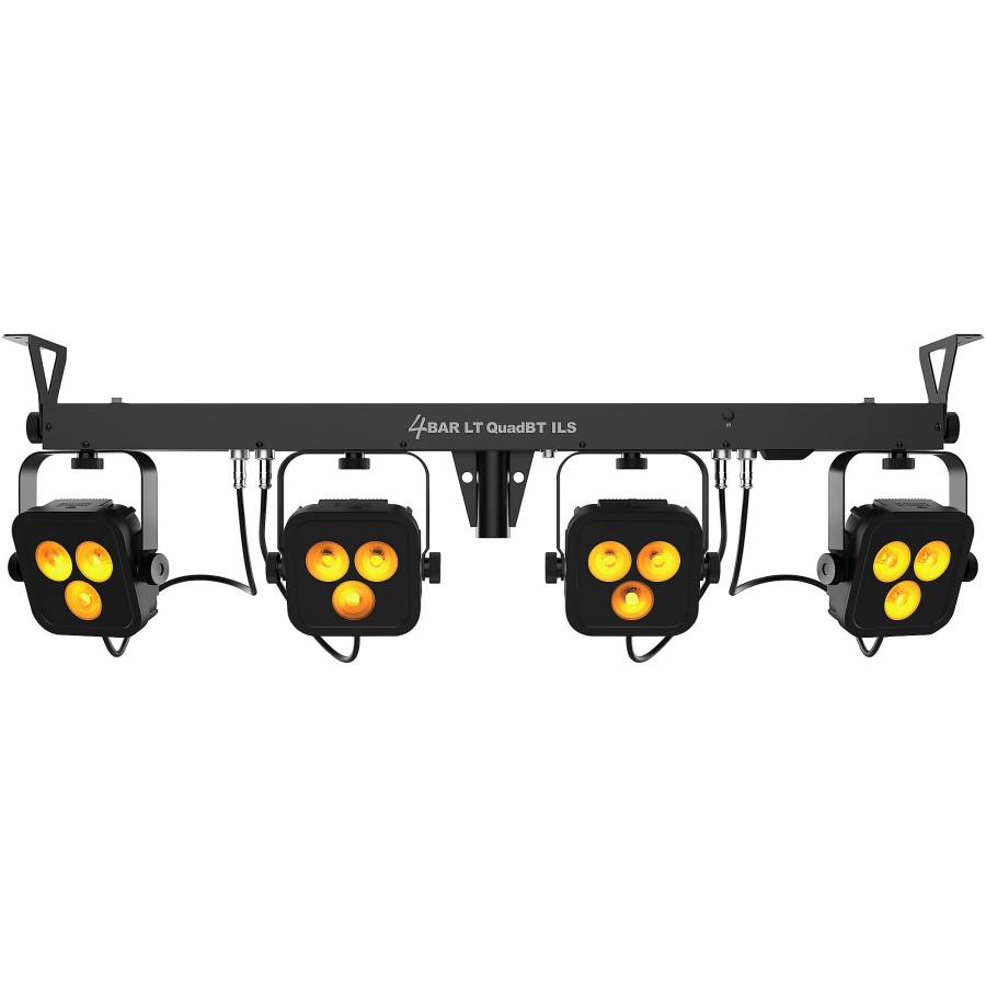 Lighting CHAUVET DJ | Chauvet Dj 4Bar Lt Quad Bluetooth Ils Mobile Wash Light System Black