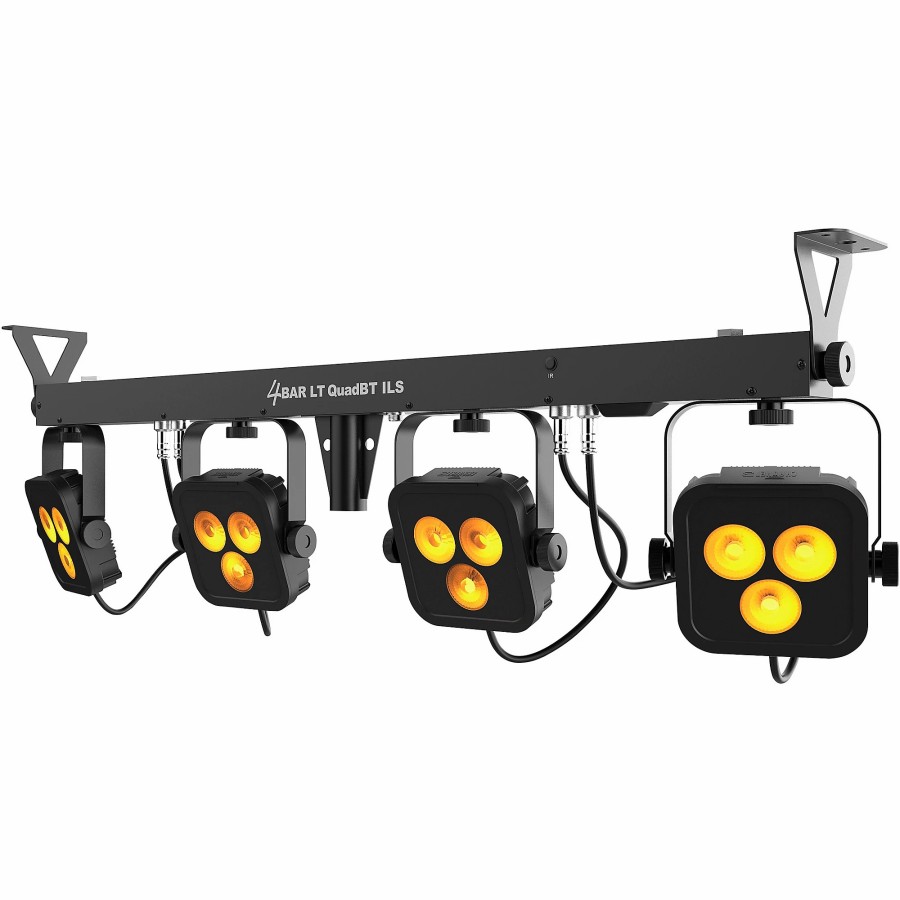 Lighting CHAUVET DJ | Chauvet Dj 4Bar Lt Quad Bluetooth Ils Mobile Wash Light System Black