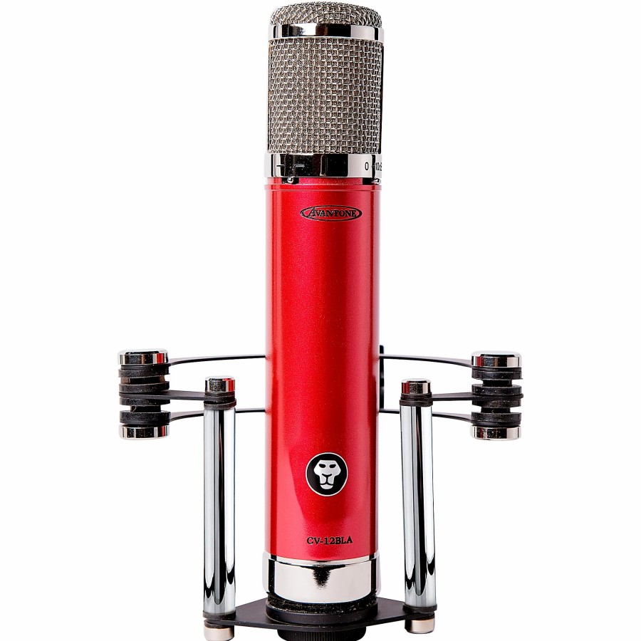 Mics & Wireless Avantone | Avantone Cv-12-Bla Multi-Pattern Large-Capsule Tube Condenser Microphone