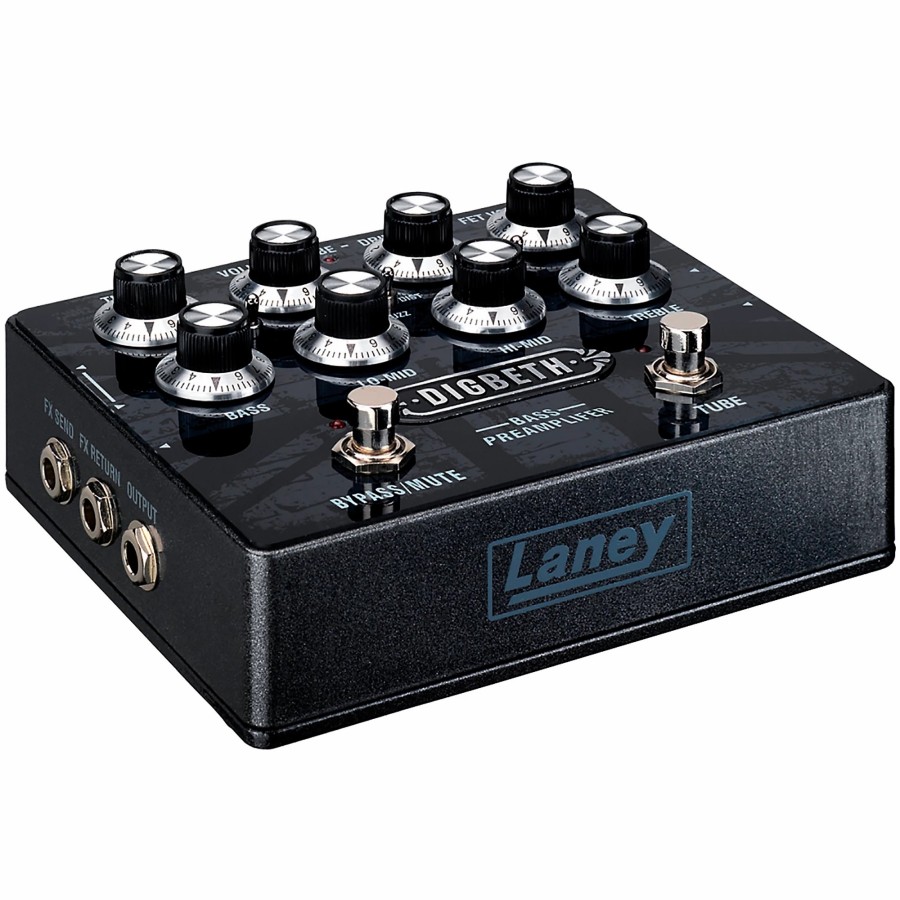 Basses Laney Bass Effects | Laney Digbeth Series Bass Pre-Amp Effects Pedal Black