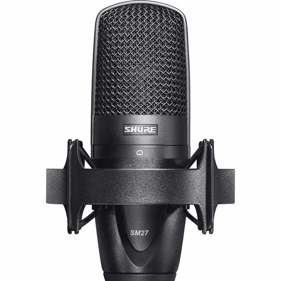 Mics & Wireless Shure | Shure Sm27 Large-Diaphragm Condenser Mic With Shockmount And Bag