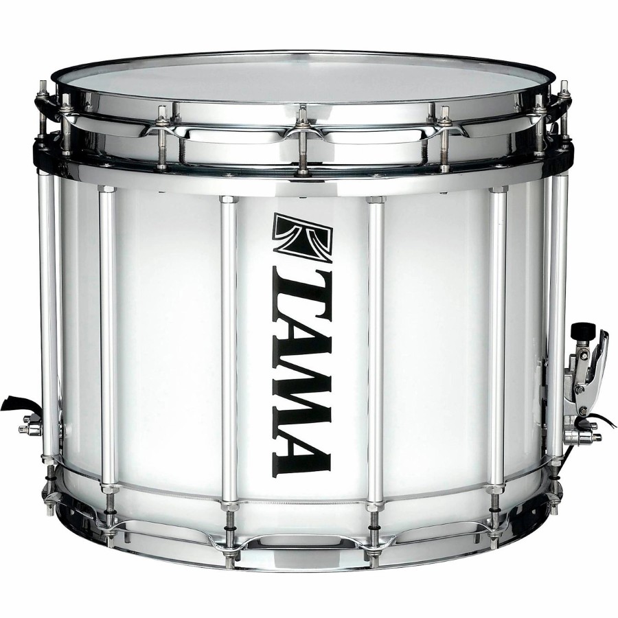 Band & Orchestra Tama Marching | Tama Marching Starlight Marching Snare Drum 14 X 12 In. Sugar White