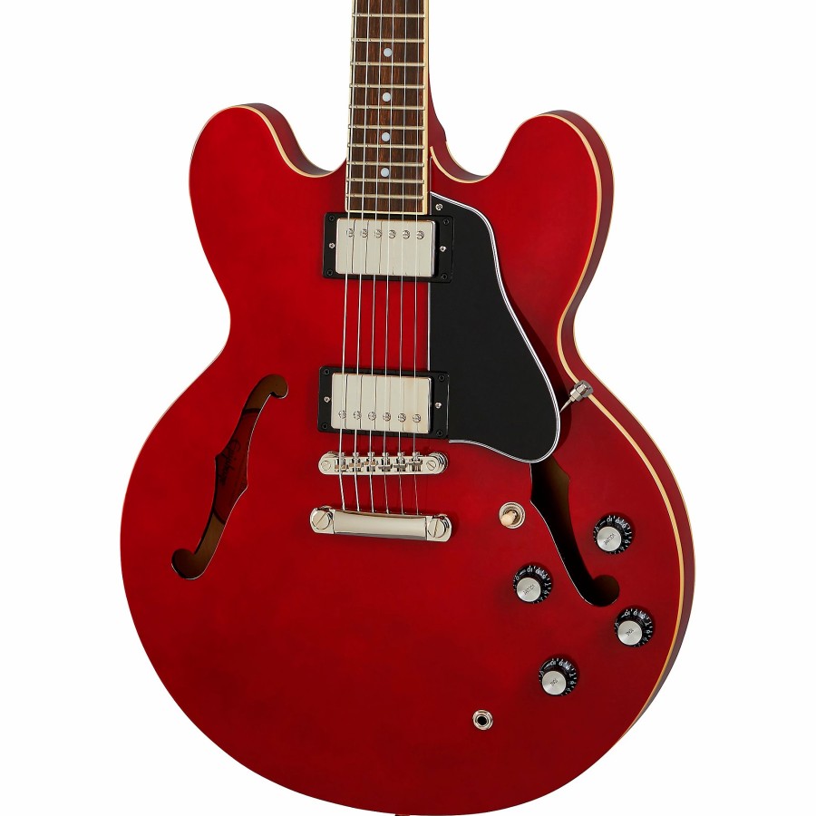 Guitars Epiphone Hollow & Semi-Hollow Body | Epiphone Es-335 Semi-Hollow Electric Guitar Cherry