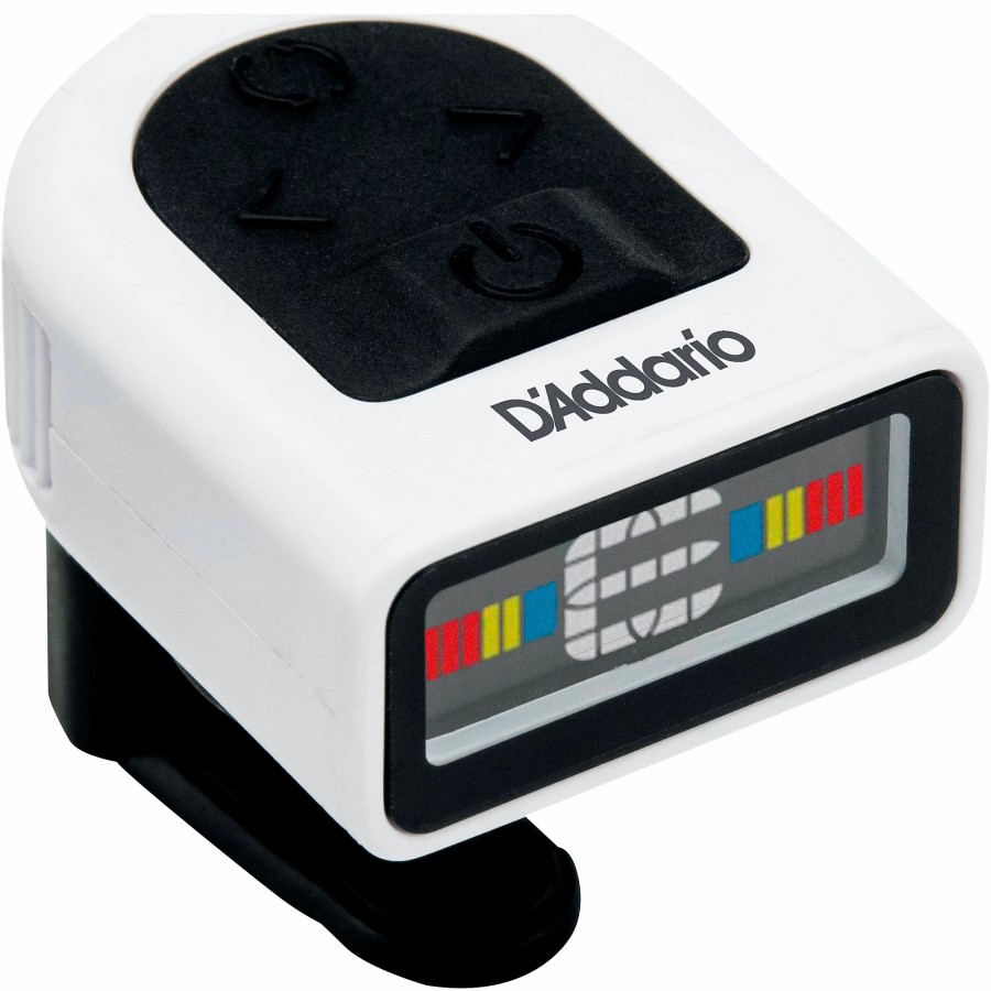 Accessories D'Addario | D'Addario Ns Micro Headstock Tuner White