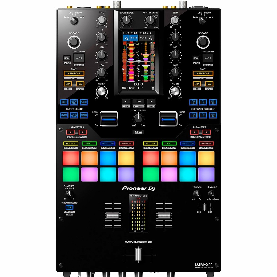 Dj Equipment Pioneer DJ | Pioneer Dj Djm-S11 2-Channel Battle Mixer For Serato Dj & Rekordbox With Performance Pads