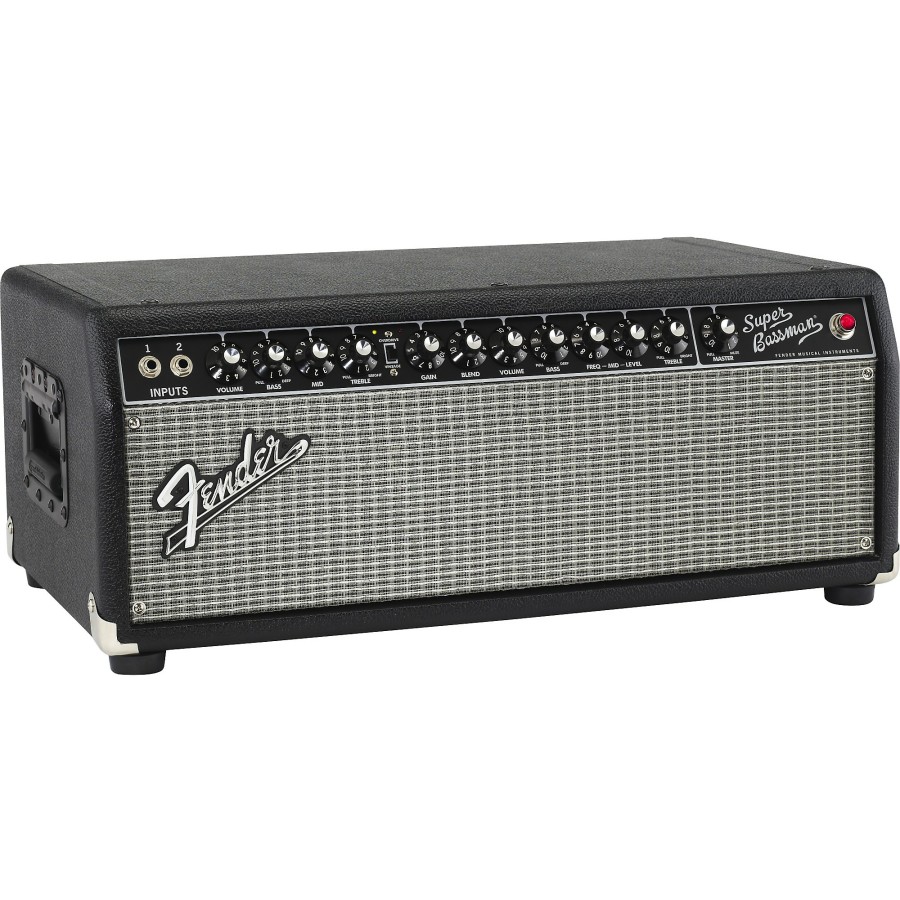 Amps & Effects Fender Heads | Fender Super Bassman Pro 300W Tube Bass Amp Head Black