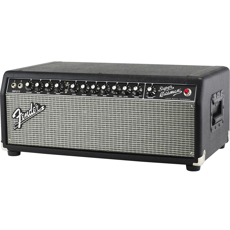 Amps & Effects Fender Heads | Fender Super Bassman Pro 300W Tube Bass Amp Head Black