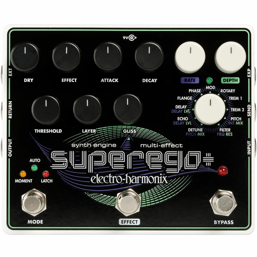 Amps & Effects Electro-Harmonix Multi-Effects Pedals | Electro-Harmonix Superego+ Synth Effects Pedal