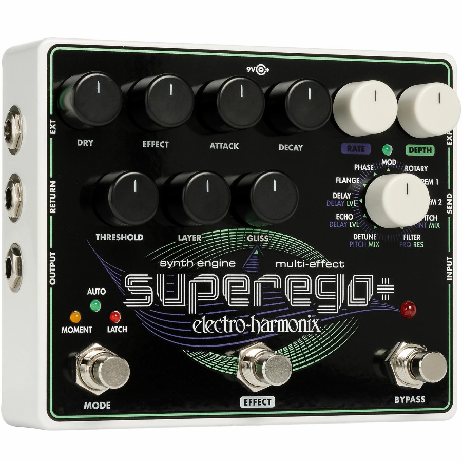 Amps & Effects Electro-Harmonix Multi-Effects Pedals | Electro-Harmonix Superego+ Synth Effects Pedal