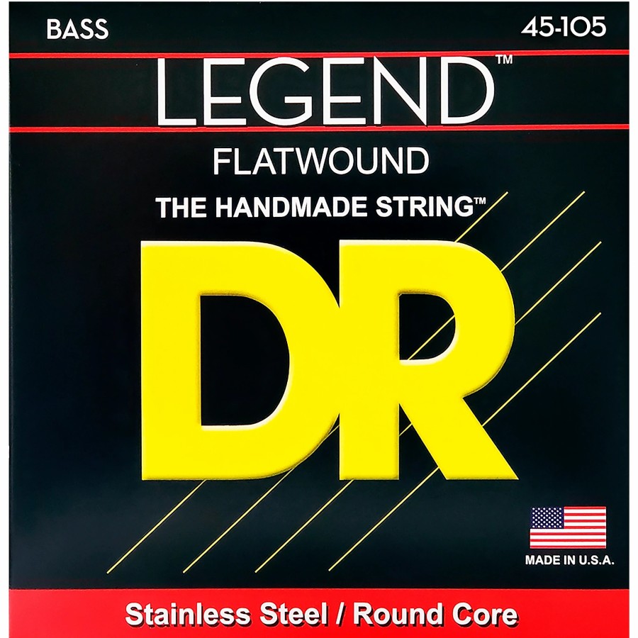 Basses DR Strings Bass Guitar Strings | Dr Strings Flatwound Legend Bass Strings Medium