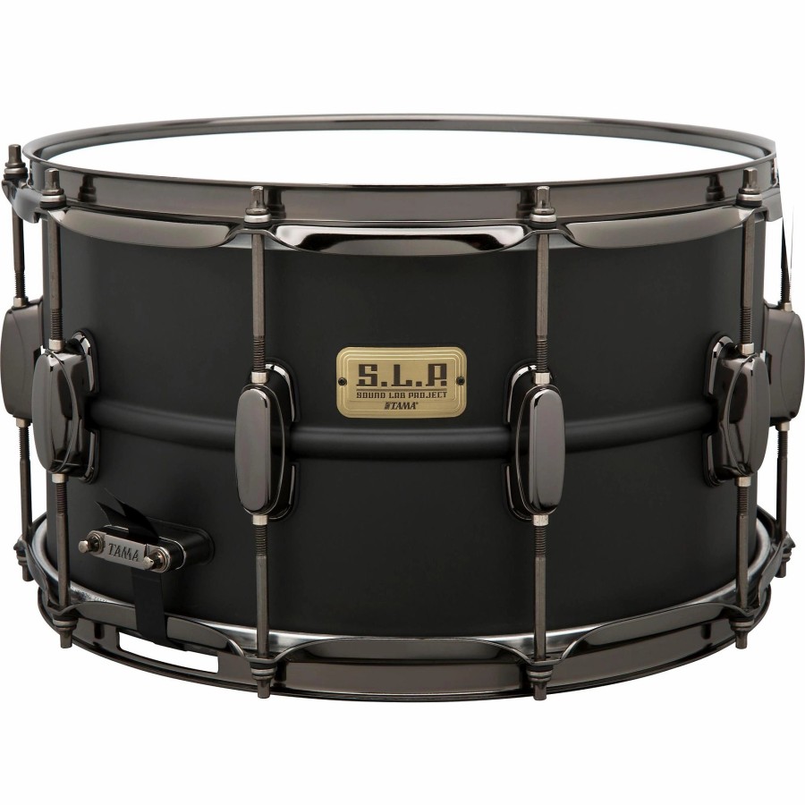 Drums TAMA Snare Drums | Tama S.L.P. Big Black Steel Snare Drum 14 X 8 In.