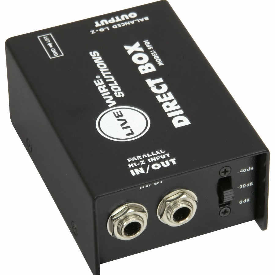 Live Sound Livewire | Livewire Spdi Passive Direct Box With Attenuation Pad