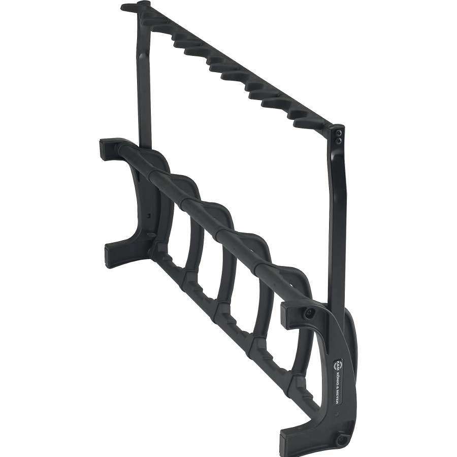 Guitars Ku0026M Guitar Stands | K&M Guardian 5-Guitar Stand Rack-Style (5 Guitars) Black