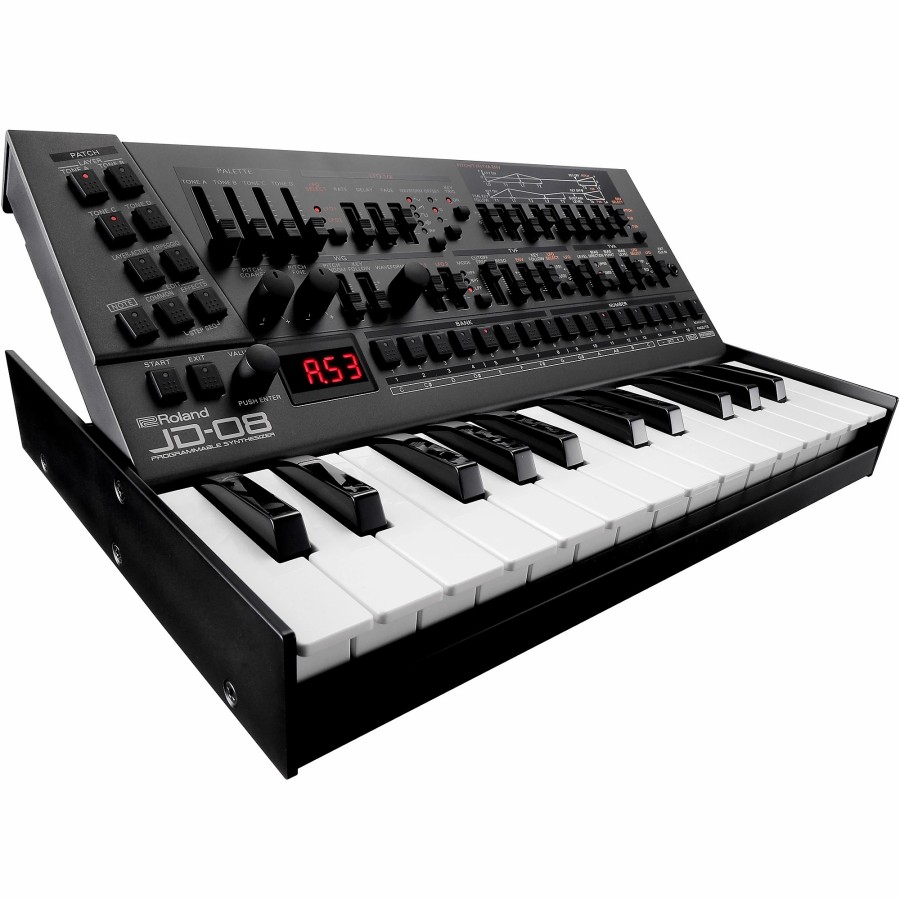 Keyboards & Midi Roland | Roland Jd-08 Boutique Synthesizer And K-25M Keyboard Unit Bundle