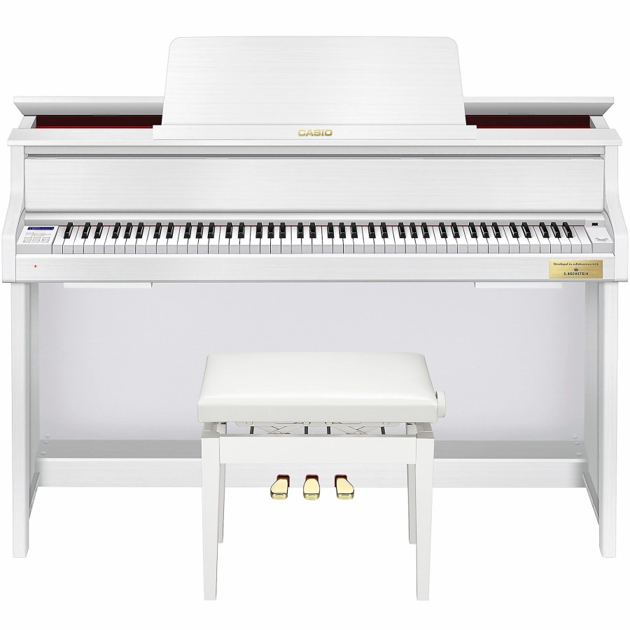 Keyboards & Midi Casio Home Digital Pianos | Casio Gp-310Bk Celviano Grand Hybrid White