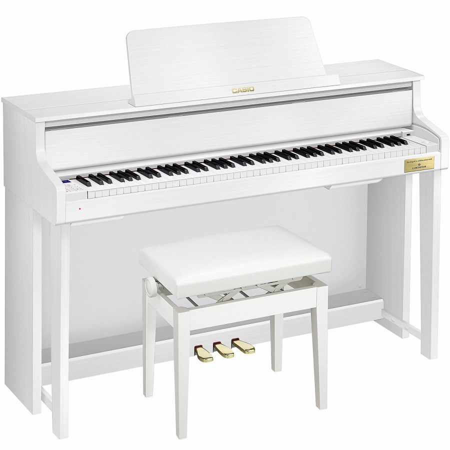 Keyboards & Midi Casio Home Digital Pianos | Casio Gp-310Bk Celviano Grand Hybrid White