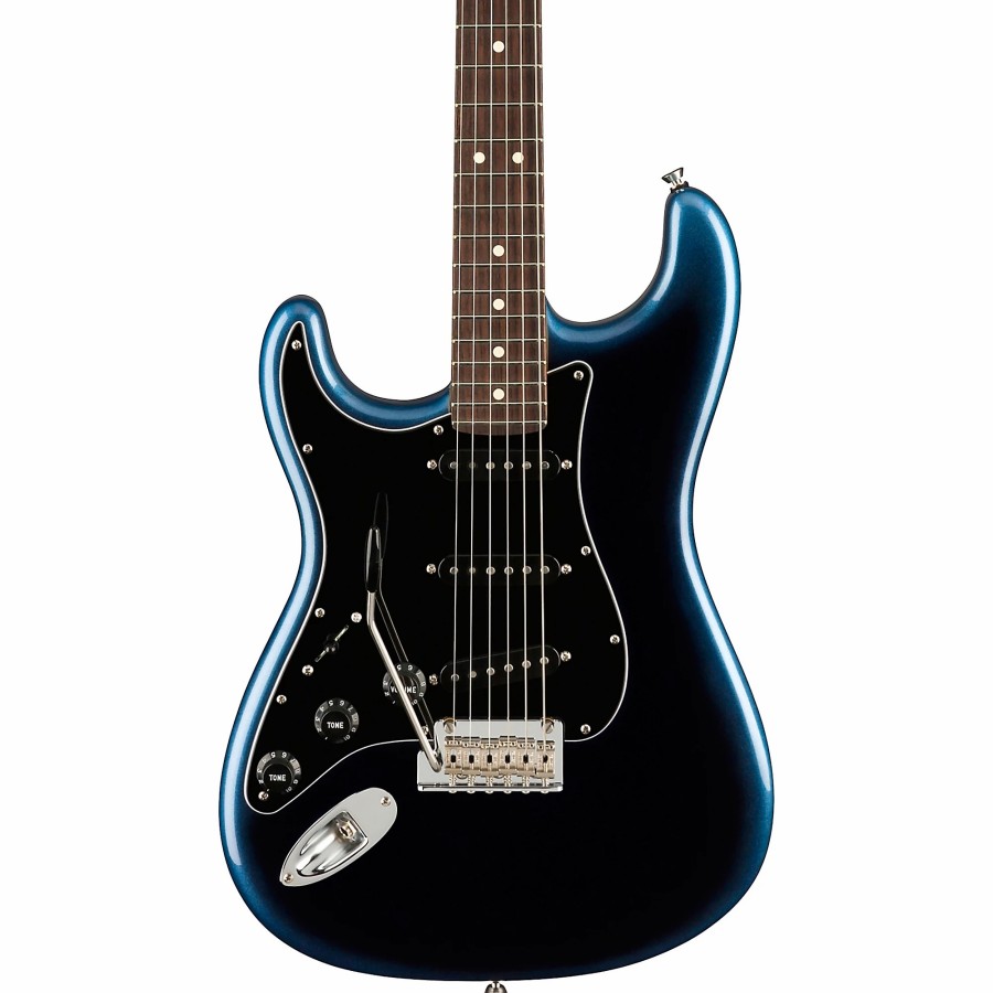 Guitars Fender Left Handed | Fender American Professional Ii Stratocaster Rosewood Fingerboard Left-Handed Electric Guitar Dark Night