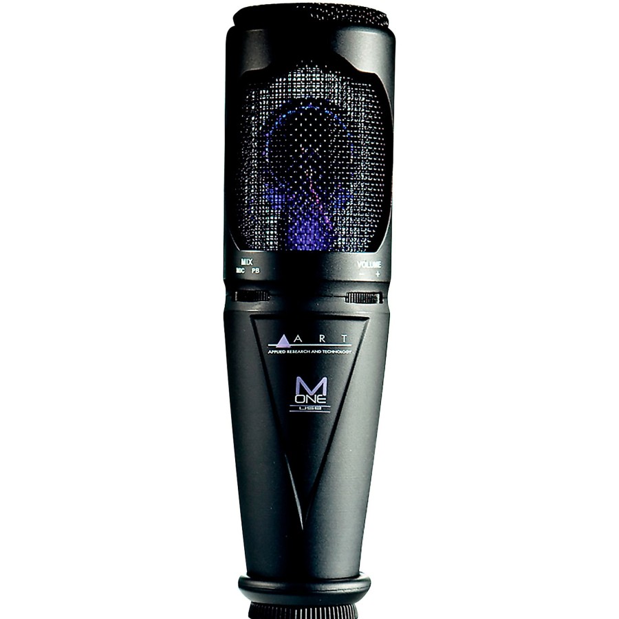 Mics & Wireless Art | Art M-Oneu Cardiod Fet Condenser Microhone W/Usb And Onboard Monitor