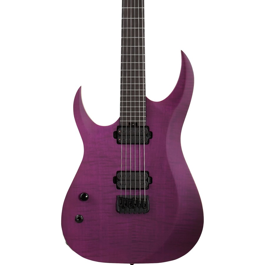 Guitars Schecter Guitar Research Left Handed | Schecter Guitar Research John Browne Tao-6 Left-Handed Electric Guitar Satin Trans Purple