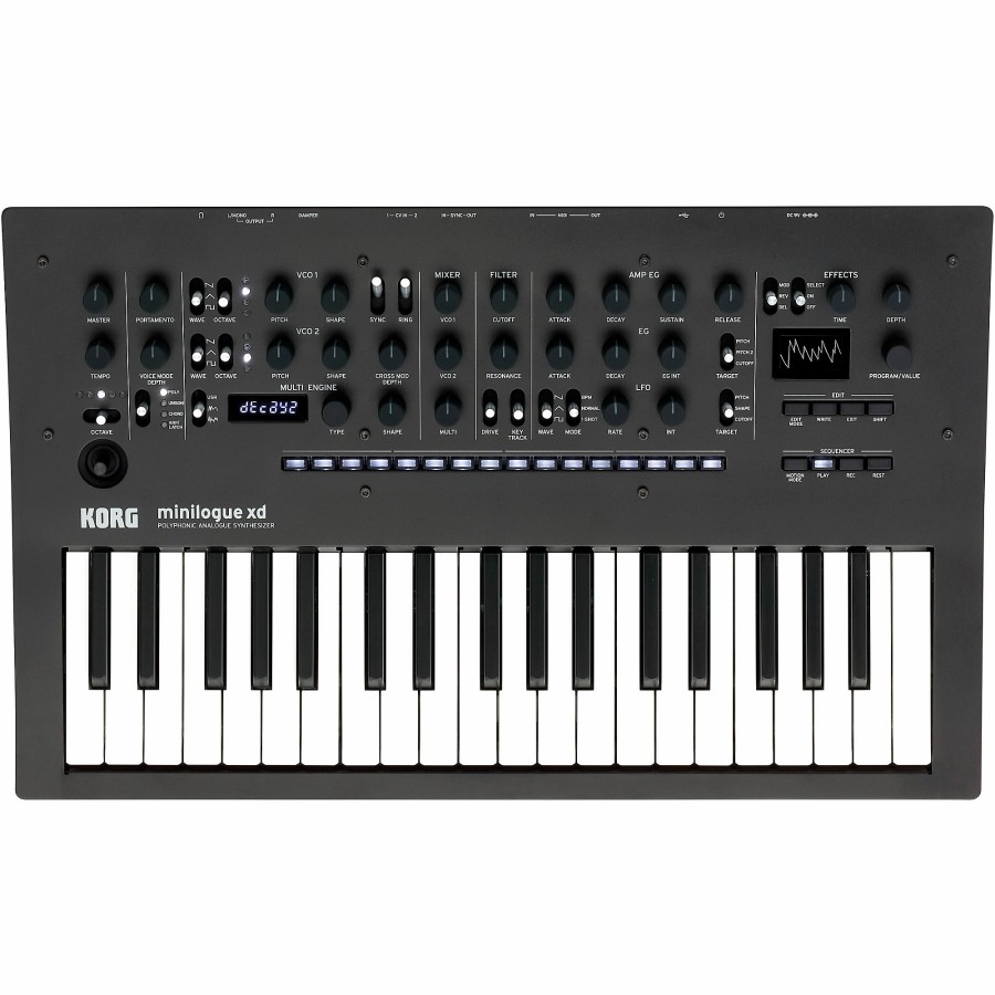 Keyboards & Midi KORG Synthesizers | Korg Minilogue Xd Polyphonic Analog Synthesizer Black