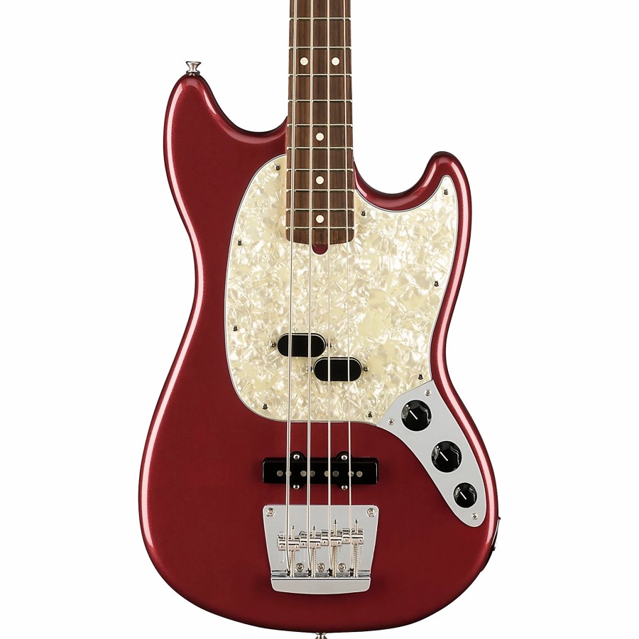 Basses Fender 4-String | Fender American Performer Mustang Bass Rosewood Fingerboard Aubergine