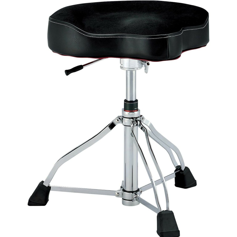 Drums TAMA | Tama 1St Chair Drum Throne Glide Rider With Cloth Top And Hydraulix Black