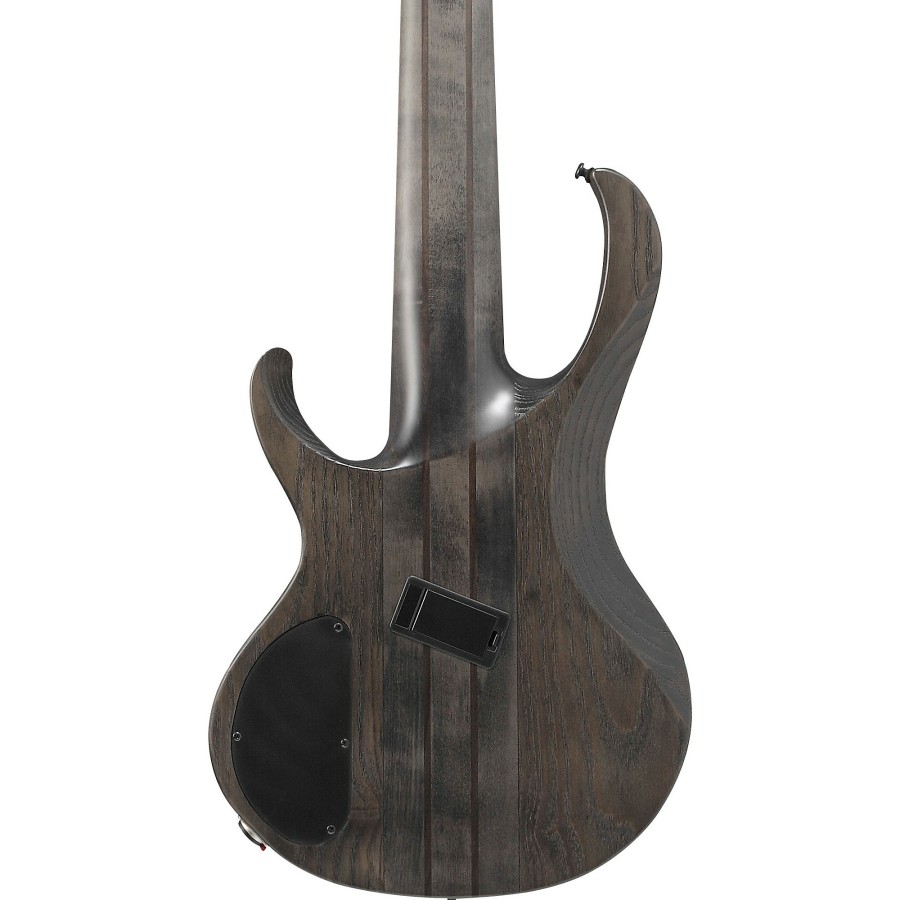 Basses Ibanez 6+ String | Ibanez Btb806Ms 6-String Multi Scale Electric Bass Transparent Gray Flat