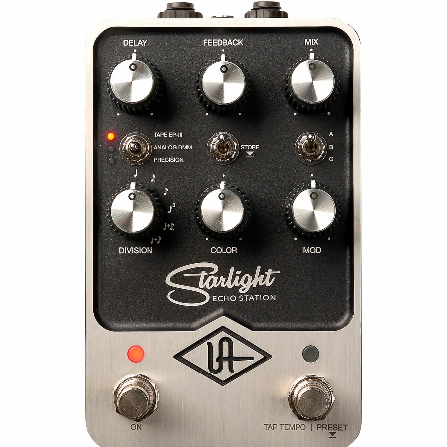 Amps & Effects Universal Audio Delay & Reverb | Universal Audio Uafx Starlight Echo Station Effects Pedal Black