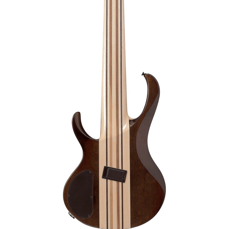 Basses Ibanez 6+ String | Ibanez Btb7Ms 7-String Multi-Scale Electric Bass Guitar Natural Mocha Low Gloss