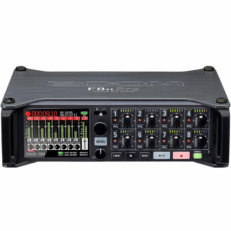 Recording Zoom | Zoom F8N Pro Multitrack Field Recorder