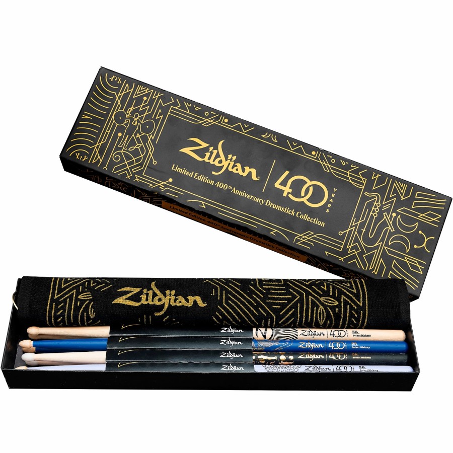 Drums Zildjian | Zildjian Limited Edition 400Th Anniversary Drumstick Bundle