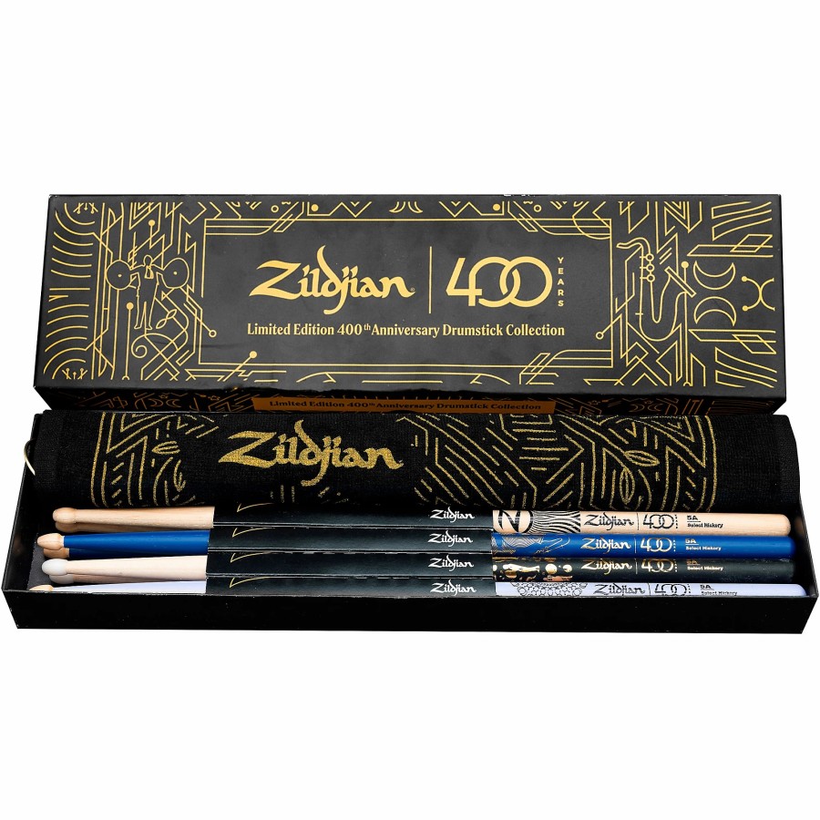 Drums Zildjian | Zildjian Limited Edition 400Th Anniversary Drumstick Bundle