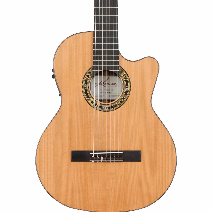 Guitars Kremona | Kremona Fiesta Cw-7 Classical Electric Guitar Gloss Natural