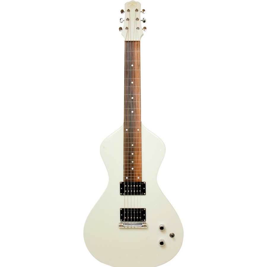 Guitars Asher Guitars u0026 Lap Steels | Asher Guitars & Lap Steels Electro Hawaiian Junior Lap Steel Guitar Antique White