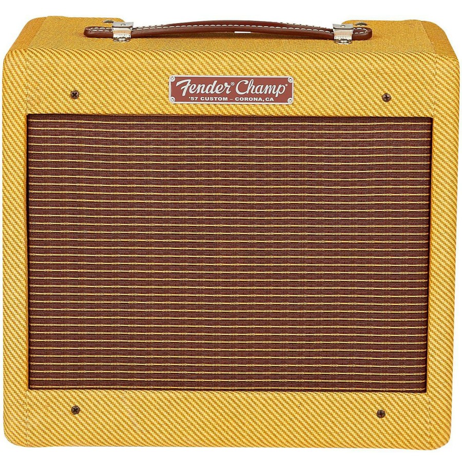 Guitars Fender Guitar Amps | Fender '57 Custom Champ 5W 1X8 Tube Guitar Amp Lacquered Tweed