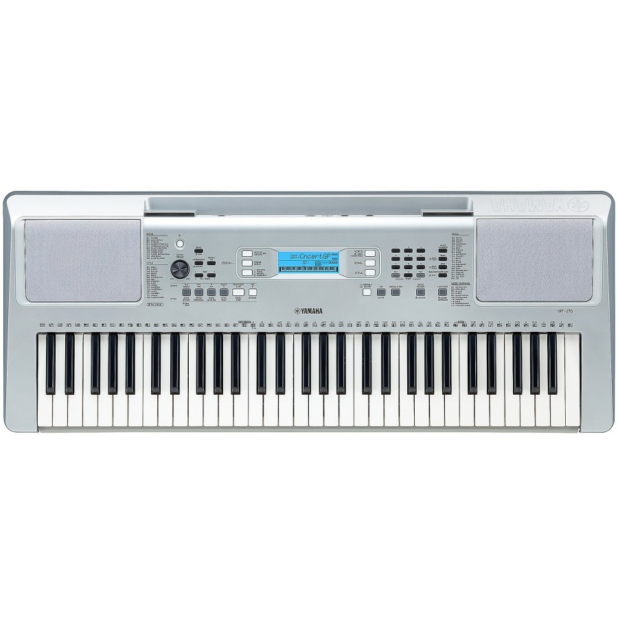 Keyboards & Midi Yamaha | Yamaha Ypt-370 61-Key Mid-Level Portable Keyboard With Pa-130 Power Supply