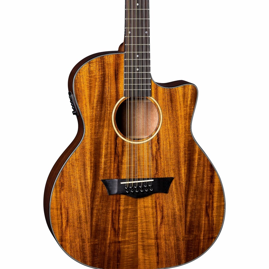 Guitars Dean 12-String | Dean Axs Exotic Cutaway Acoustic-Electric 12-String Guitar Koa