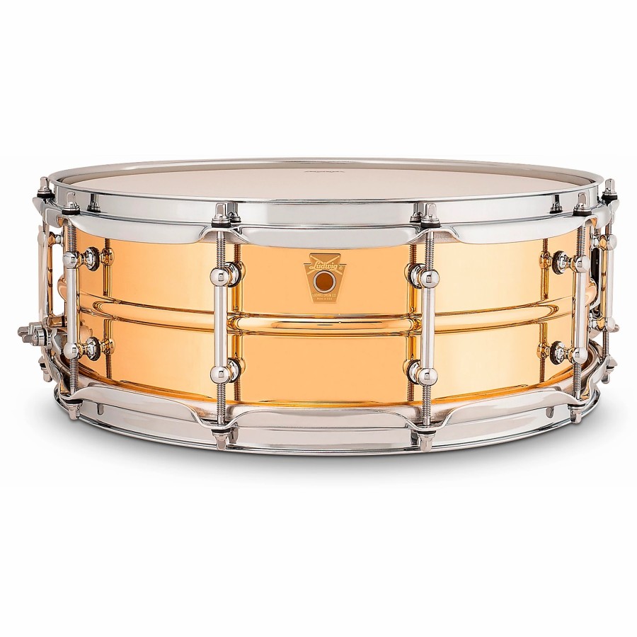 Drums Ludwig Snare Drums | Ludwig Bronze Phonic Snare Drum With Tube Lugs 14 X 5 In.