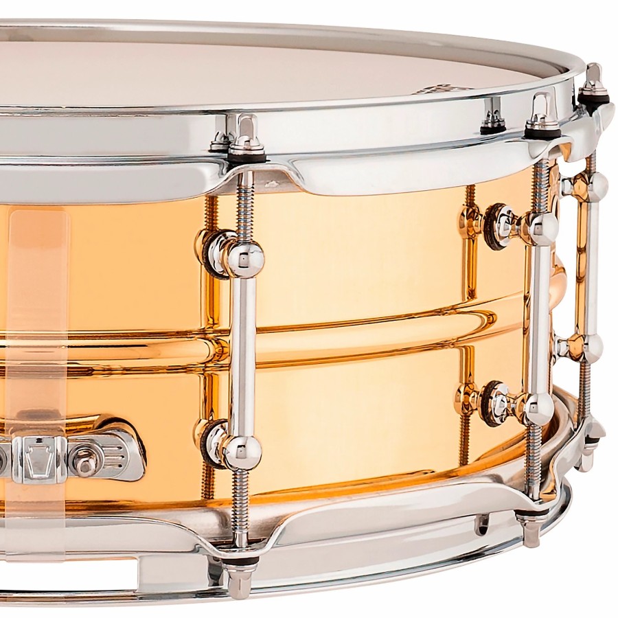 Drums Ludwig Snare Drums | Ludwig Bronze Phonic Snare Drum With Tube Lugs 14 X 5 In.