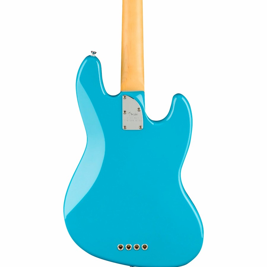 Basses Fender Left-Handed | Fender American Professional Ii Jazz Bass Maple Fingerboard Left-Handed Miami Blue