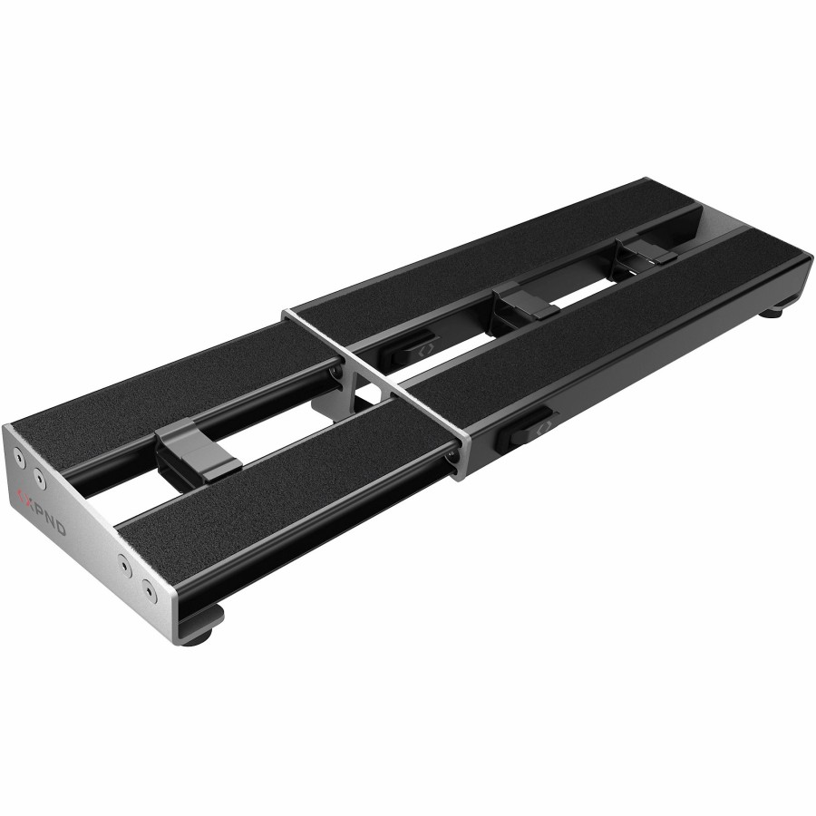 Amps & Effects D'Addario Pedalboards | D'Addario Pw-Xpndpb-01 Xpnd Pedalboard Telescopically Expanding 2-Rail System Small Black