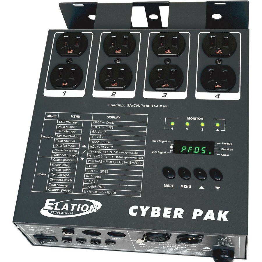 Lighting Elation | Elation Cyber Pak 4-Channel Dimmer