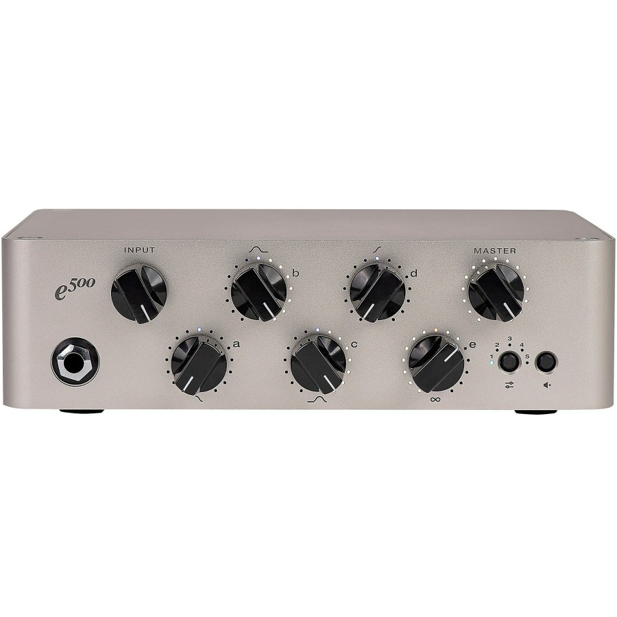 Amps & Effects Darkglass Heads | Darkglass Exponent 500 500W Hybrid Bass Amplifier Head Silver