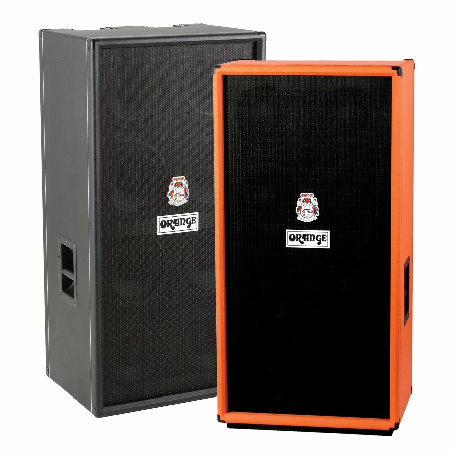 Basses Orange Amplifiers Bass Amps | Orange Amplifiers Obc Series Obc810 8X10 Bass Speaker Cabinet Black